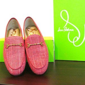 Sam Edelman Lorraine Orchid Linen Loafers Size 7.5 M $70